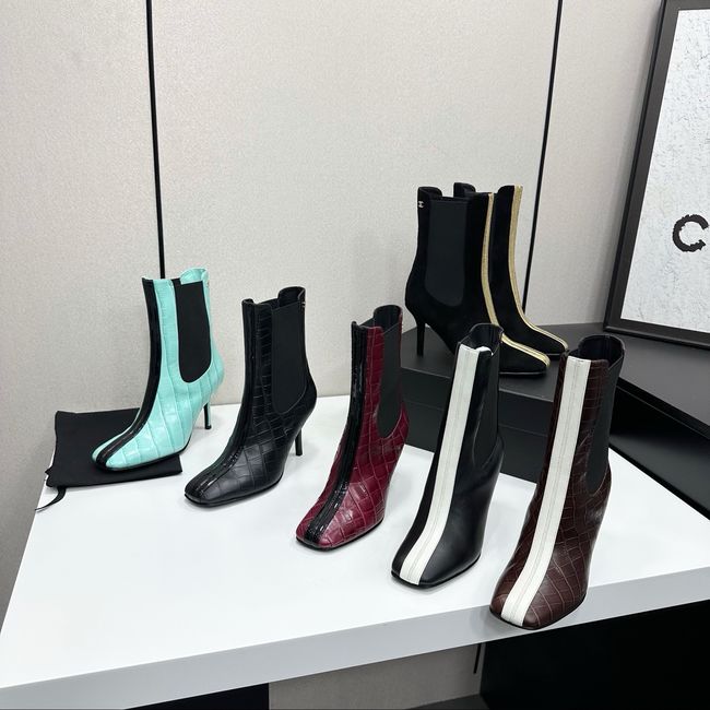 Chanel Mid-Calf Boots Calfskin 64178-1