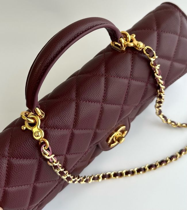 Chanel Clutch with chain AP5280 Burgundy