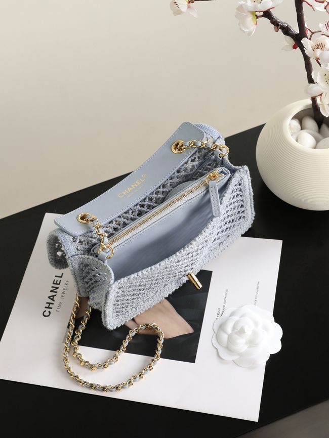 Chanel Small Flap Bag AS6157 gray