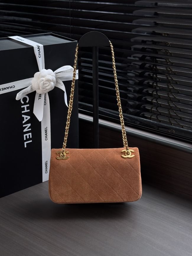 Chanel small Flap Bag AS6449 camel