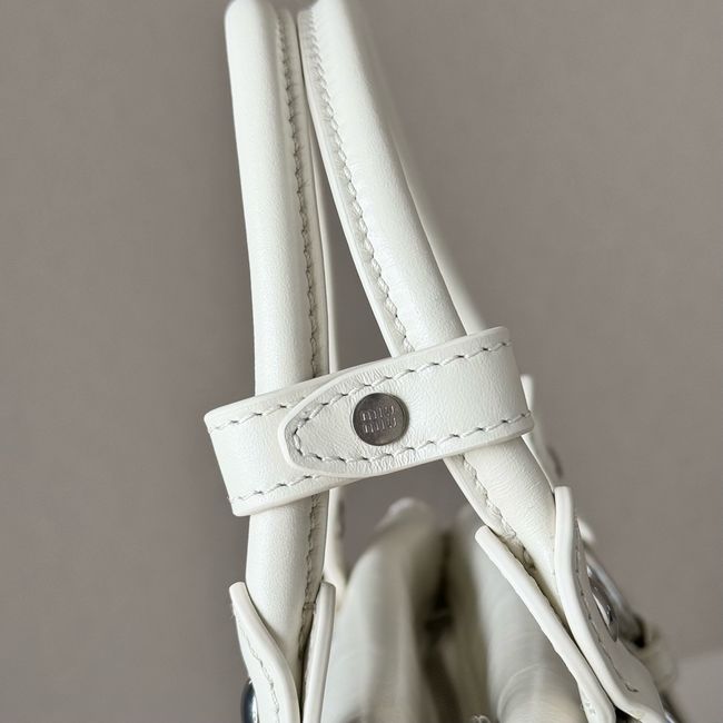 MIUMIU Patent leather bag 5BA336 white