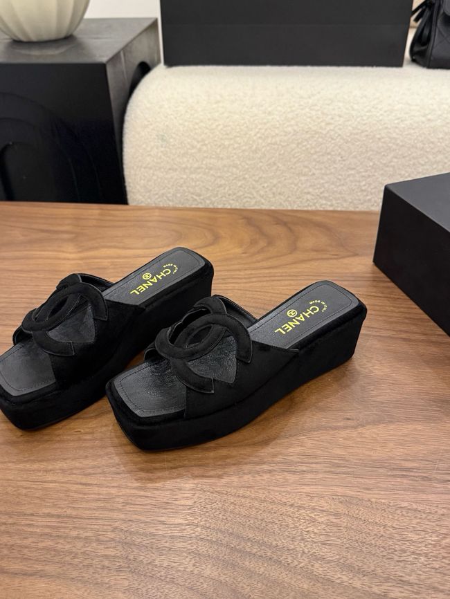 CHANEL slippers 5CM 64203-1