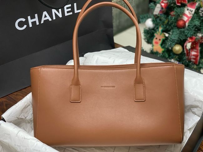 Chanel Small Shopping Bag AS6243 brown
