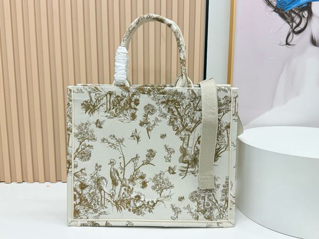 Large Dior Book Tote Cannage Embroidery M1349OEQ-1