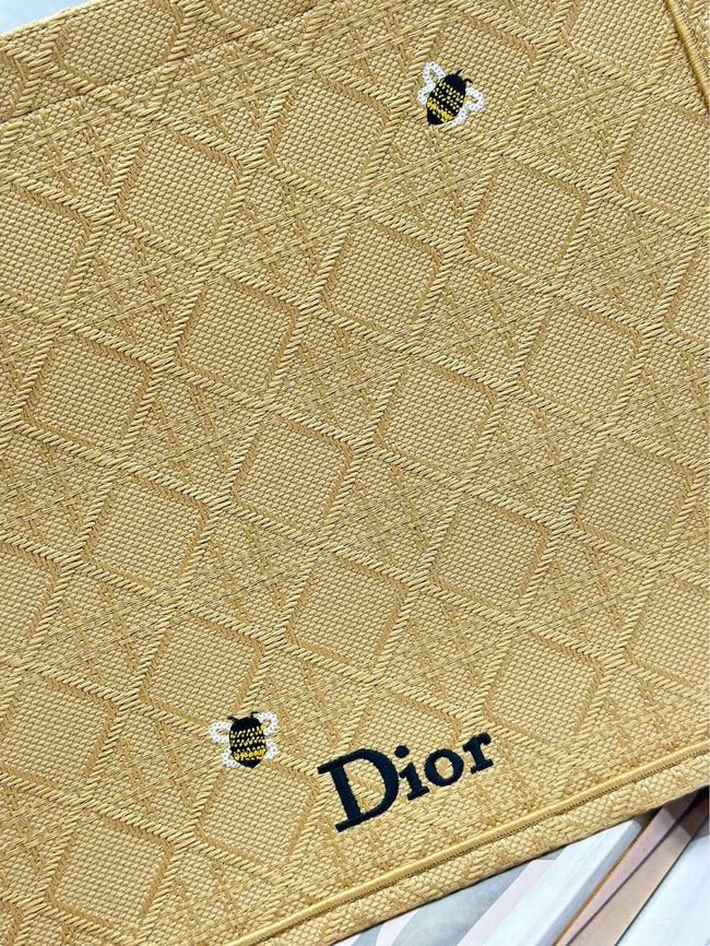 Large Dior Book Tote Cannage Embroidery M1349OEQ-8