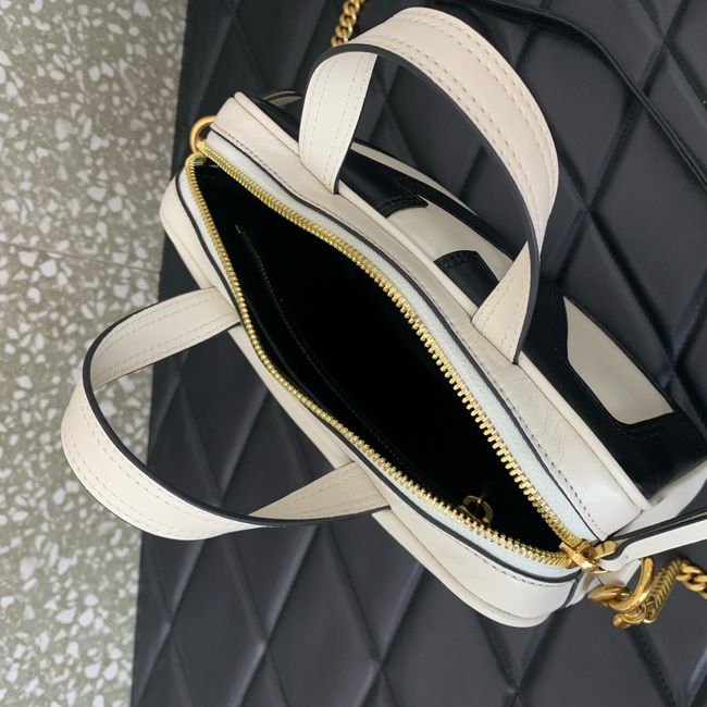 VALENTINO GARAVANI Loco Calf leather bag 0015 black&white VALENTINO GARAVANI Loco Calf leather bag 0015 black&white
