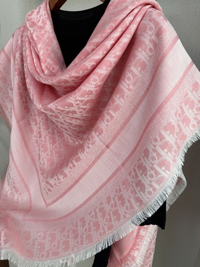 Dior Oblique Shawl Wool and Silk Jacquard I1058-1 Dior Oblique Shawl Wool and Silk Jacquard I1058-1