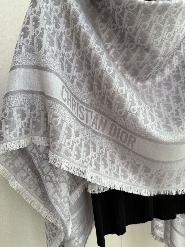 Dior Oblique Shawl Wool and Silk Jacquard I1058-2 Dior Oblique Shawl Wool and Silk Jacquard I1058-2
