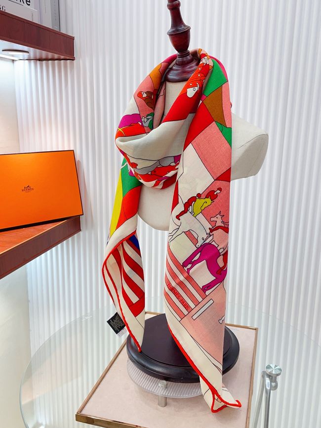 Hermes cashmere Shawl H36119-3