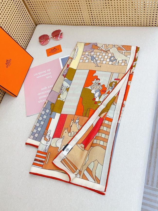 Hermes cashmere Shawl H36120-2