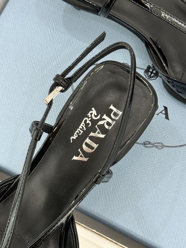 Prada Brushed leather slingback pumps 1I701O-4