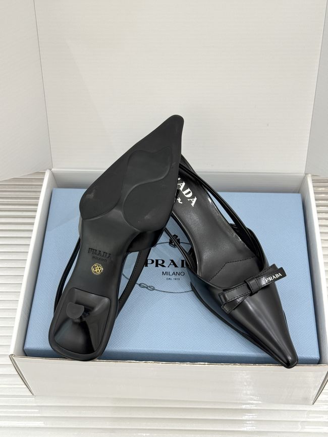 Prada Brushed leather slingback pumps 1I702O-3