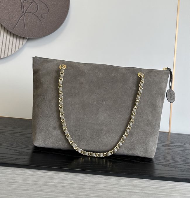 Chanel Shopping Bag Suede AS6483 gary