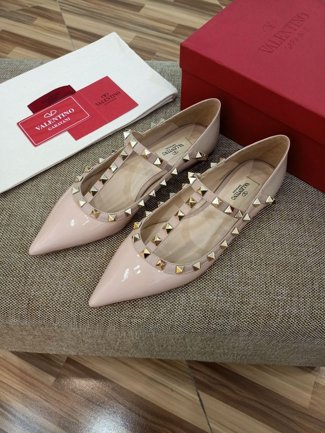 Valentino ROCKSTUD patent leather studded ballet flats WS0403V-1