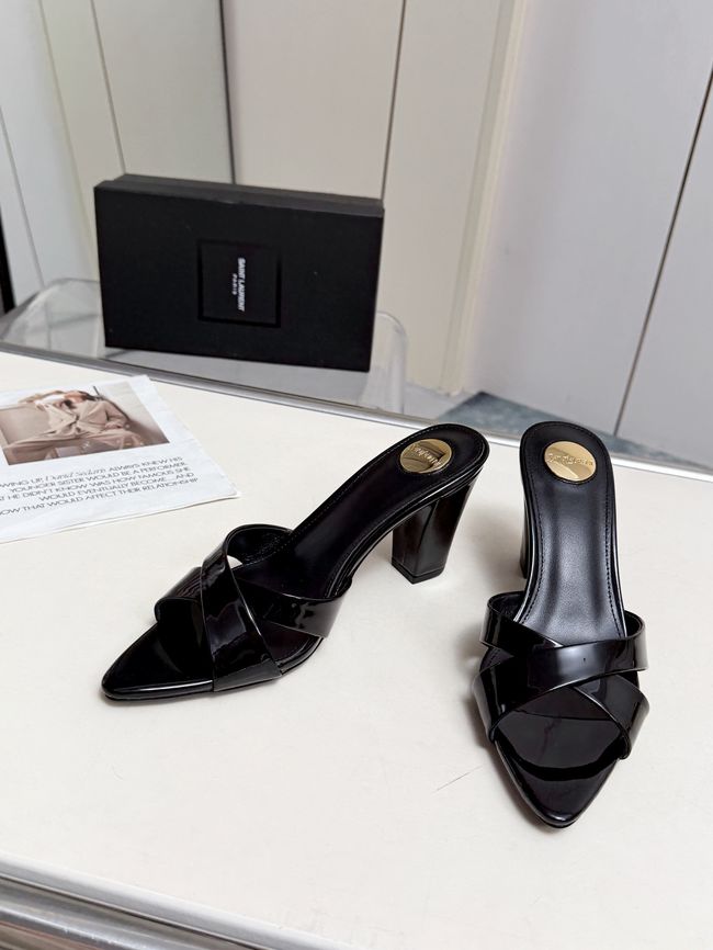 Saint Laurent mule sandals leather 7.5CM F6630-4