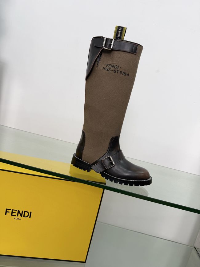 FENDI Commando leather boots 8T9048-3