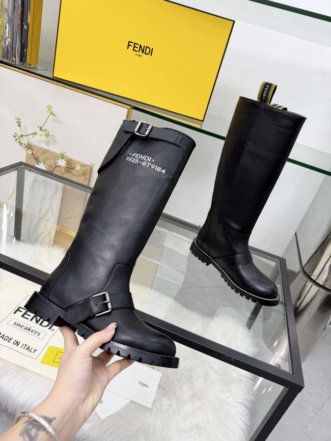 FENDI Commando leather boots 8T9048-5