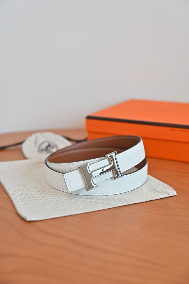 Hermes Constance buckle & double-sided leather belt 24mm H07457-6 Hermes Constance buckle & double-sided leather belt 24mm H07457-6