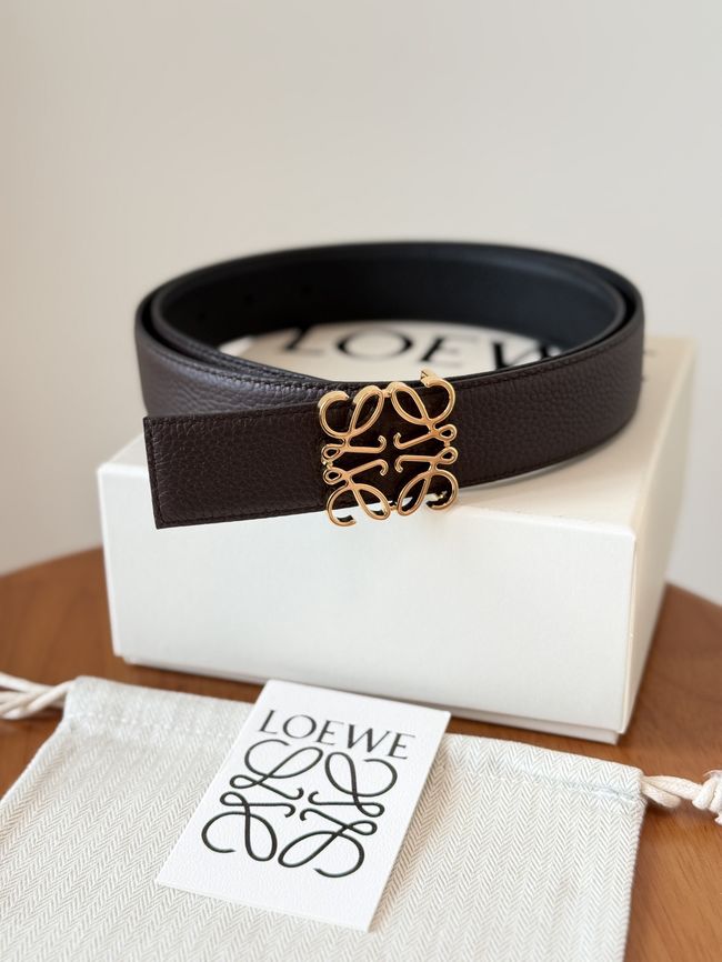 Loewe Cowhide Double-Sided Anagram Belt 35MM 26X03-1 Loewe Cowhide Double-Sided Anagram Belt 35MM 26X03-1