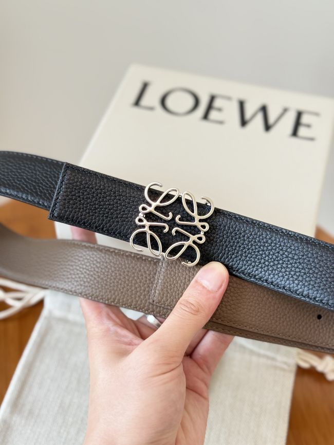 Loewe Cowhide Double-Sided Anagram Belt 35MM 26X03-10 Loewe Cowhide Double-Sided Anagram Belt 35MM 26X03-10