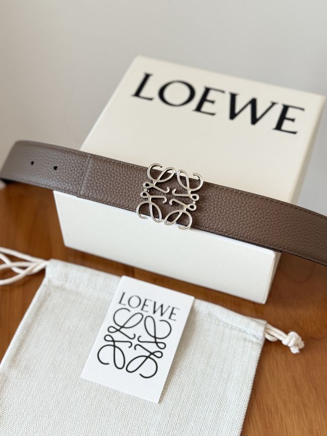 Loewe Cowhide Double-Sided Anagram Belt 35MM 26X03-10 Loewe Cowhide Double-Sided Anagram Belt 35MM 26X03-10