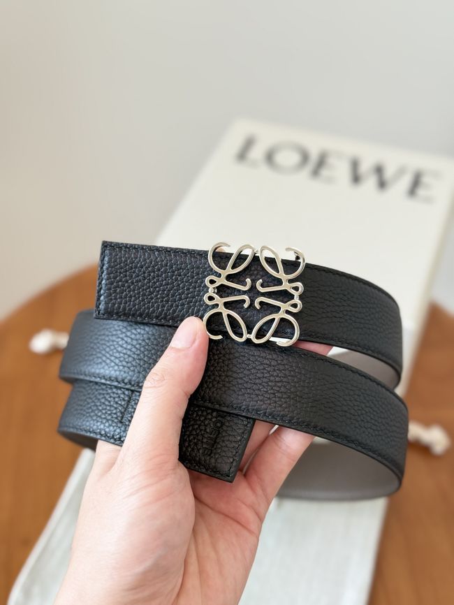 Loewe Cowhide Double-Sided Anagram Belt 35MM 26X03-10 Loewe Cowhide Double-Sided Anagram Belt 35MM 26X03-10