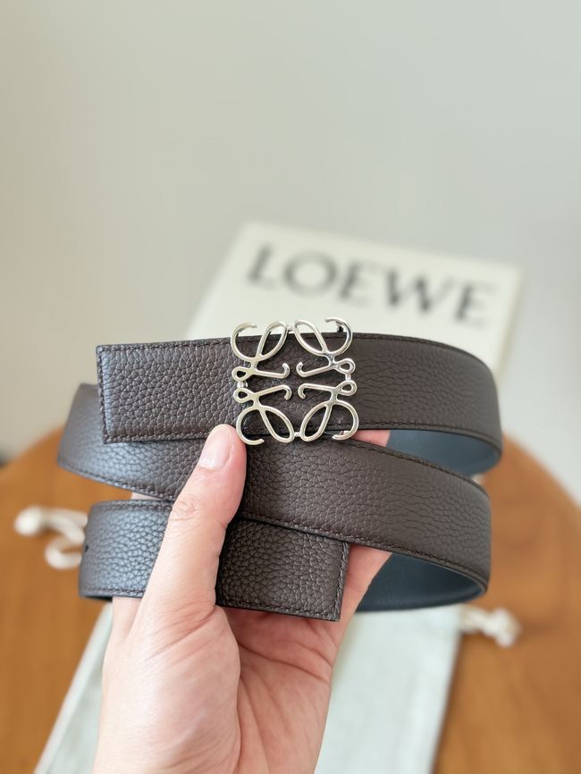 Loewe Cowhide Double-Sided Anagram Belt 35MM 26X03-2