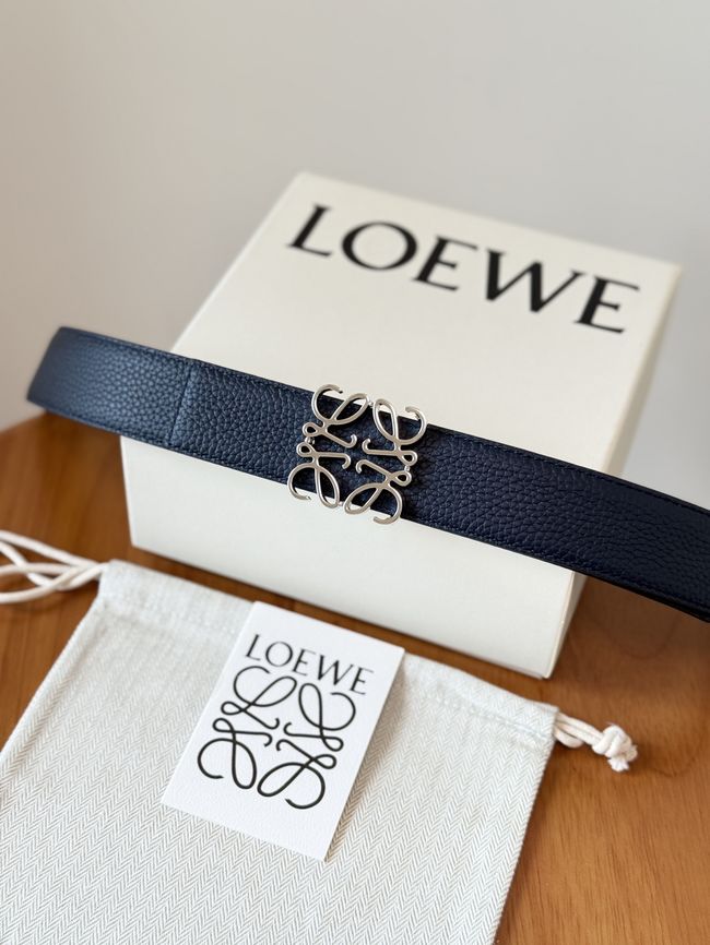 Loewe Cowhide Double-Sided Anagram Belt 35MM 26X03-8