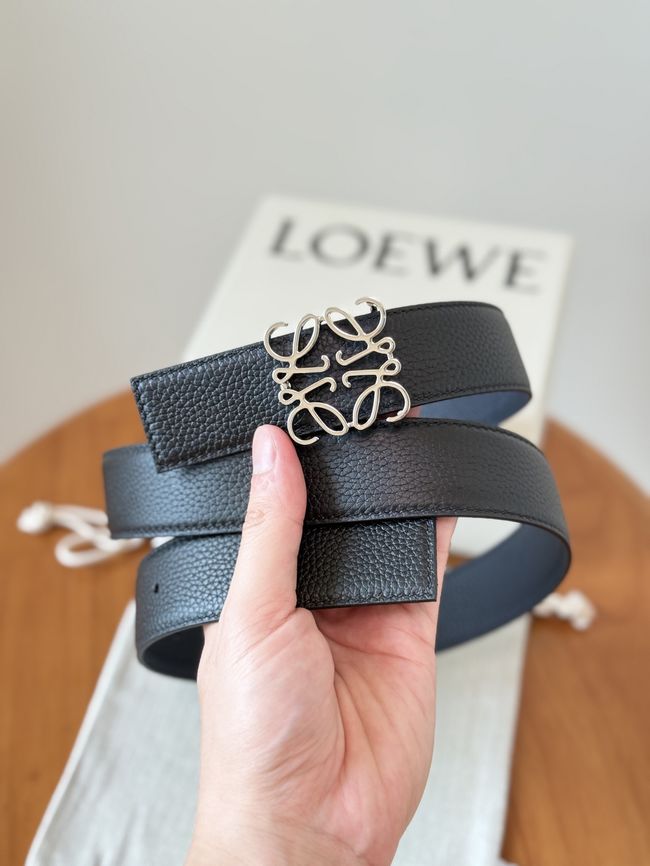 Loewe Cowhide Double-Sided Anagram Belt 35MM 26X03-8