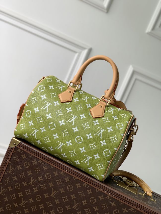 Louis Vuitton Speedy P9 Bandouliere M2A408 white&green