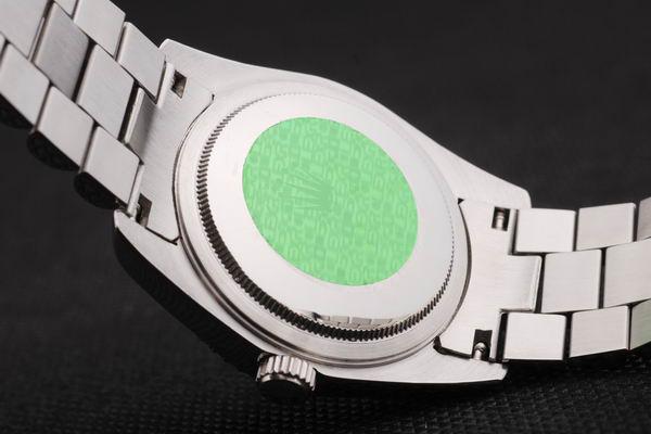 Rolex Datejust Silver&Black Stainless Steel Watch-RD2411